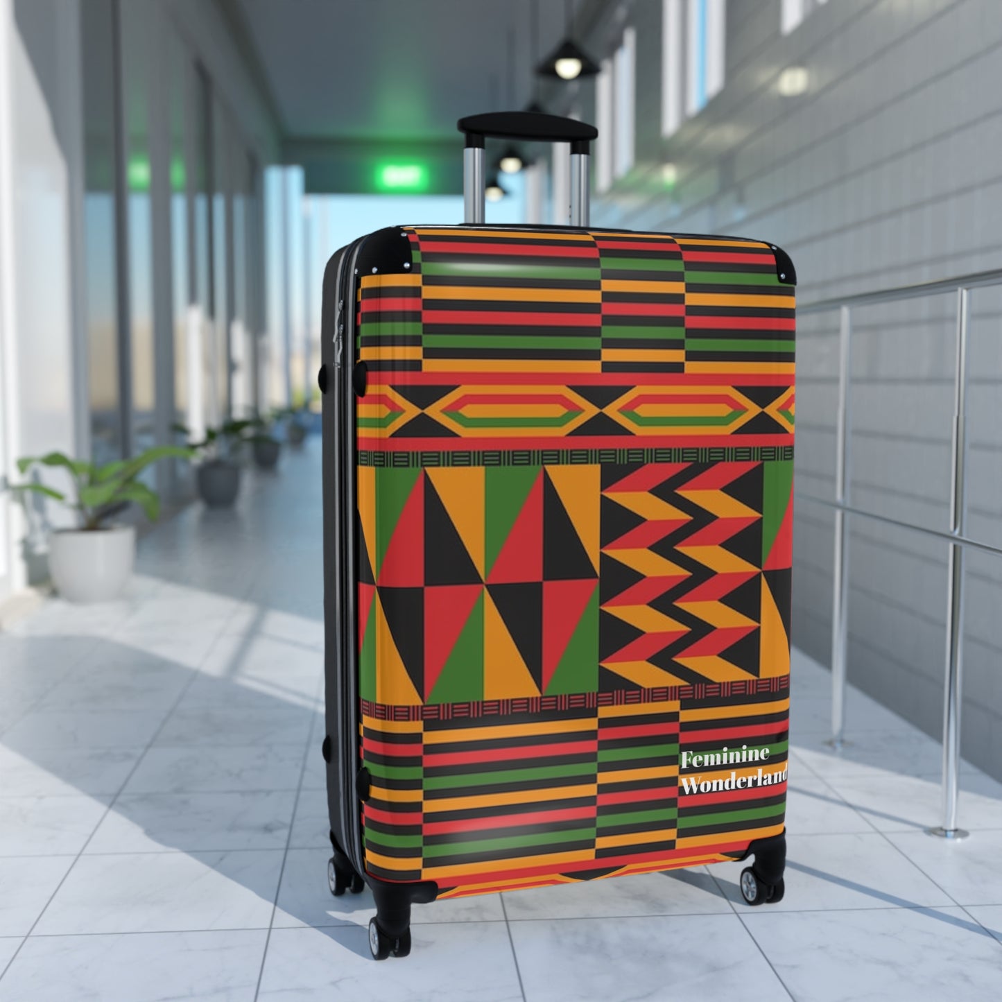 Tribal Print Suitcase