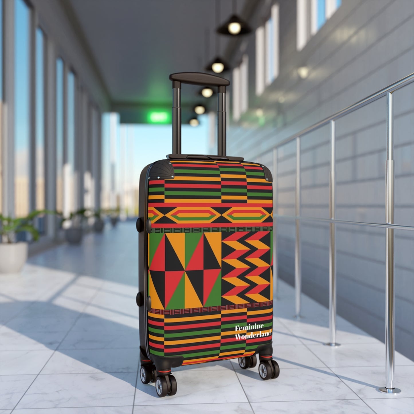 Tribal Print Suitcase