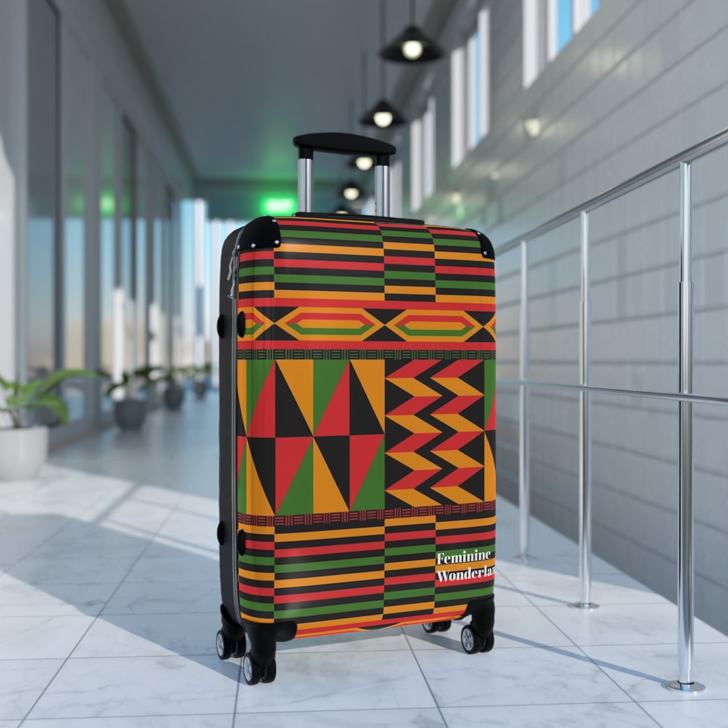 Tribal Print Suitcase