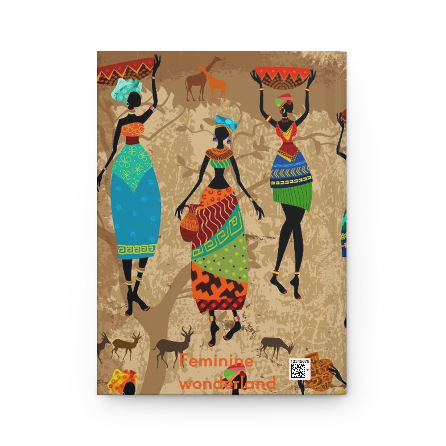 Africa Print Hardcover Journal Matte