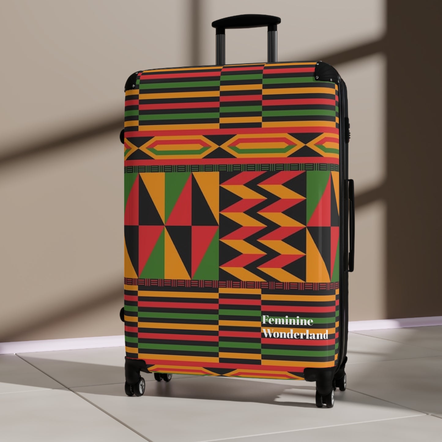 Tribal Print Suitcase