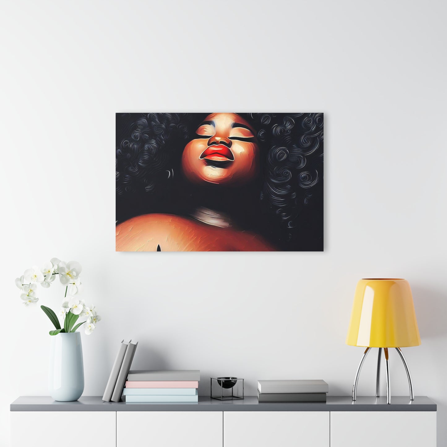 African Goddess Acrylic Prints (French Cleat Hanging)