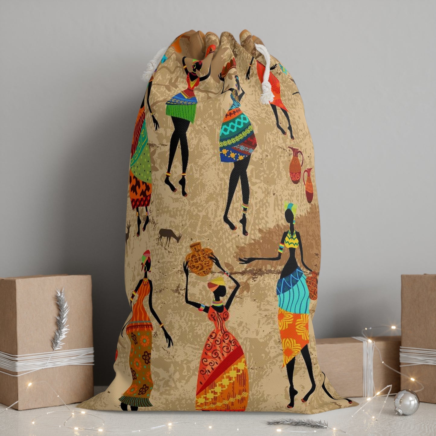 African Tribal Chrismas Sack