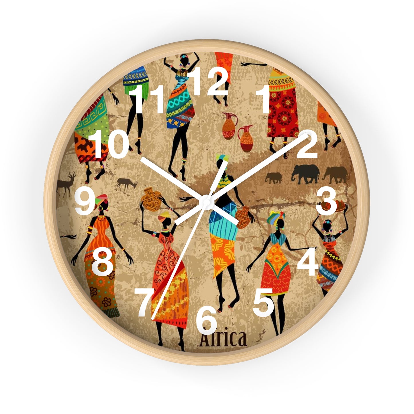 Tribal Wall Clock