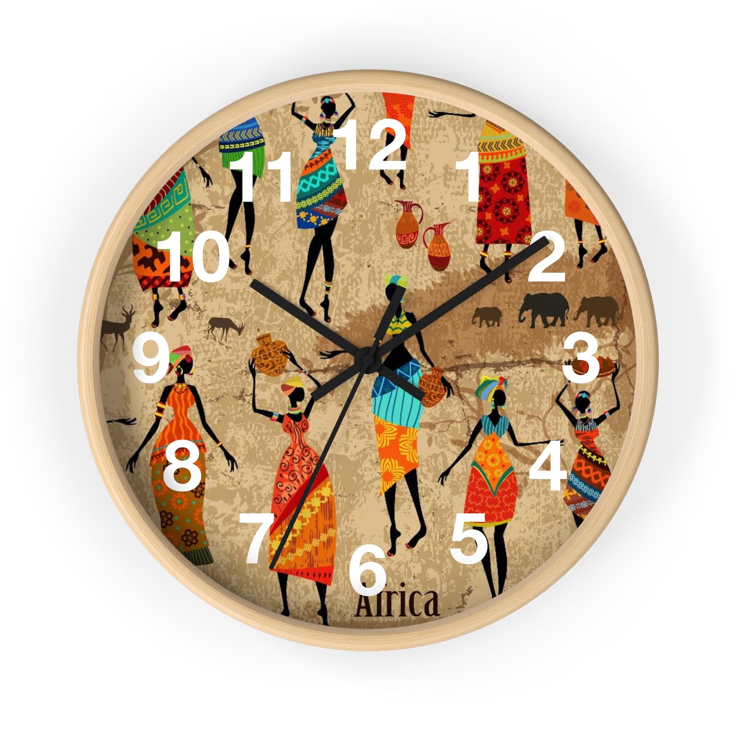 Tribal Wall Clock