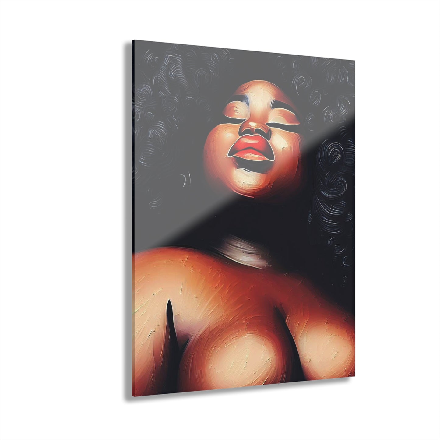 African Goddess Acrylic Prints (French Cleat Hanging)