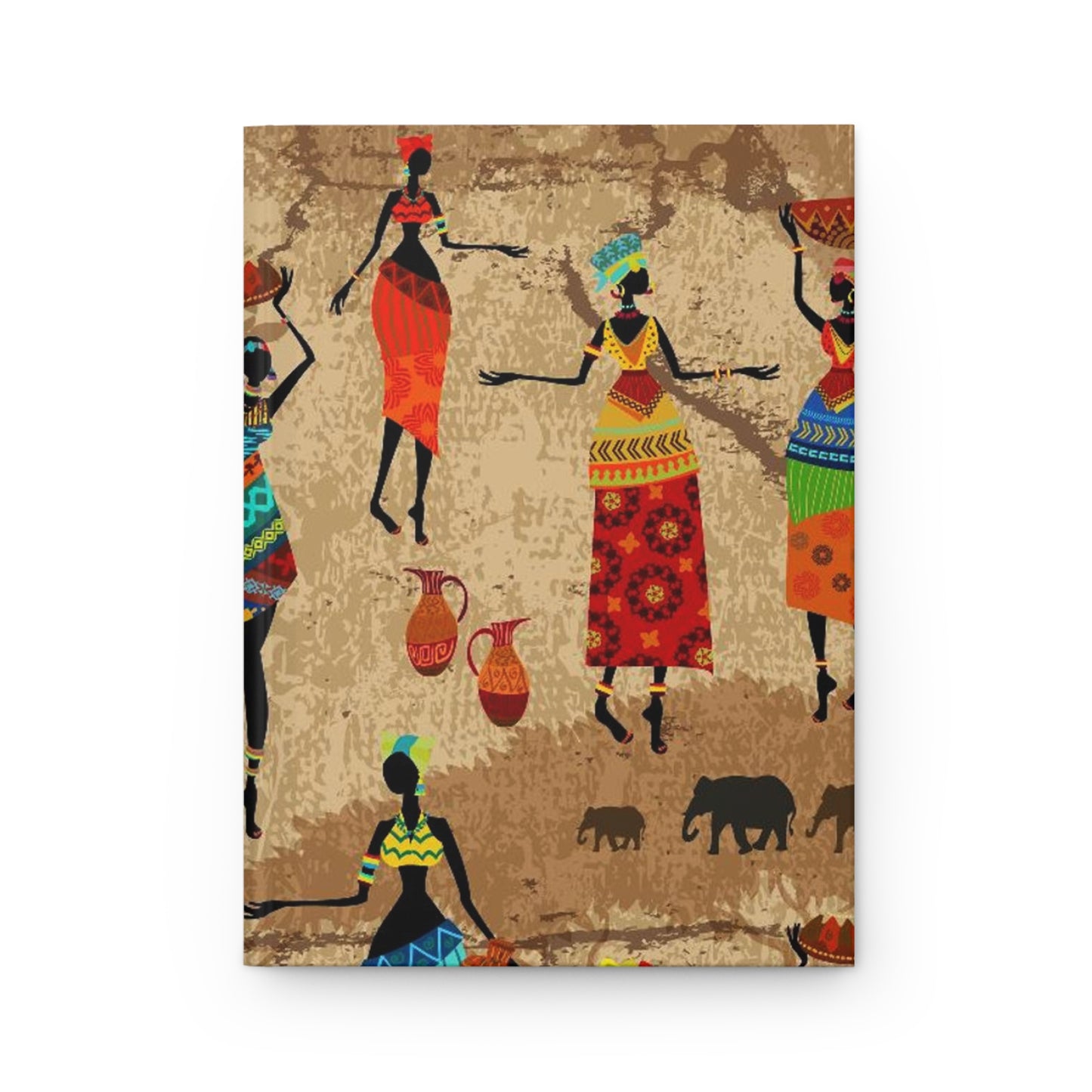 Africa Print Hardcover Journal Matte