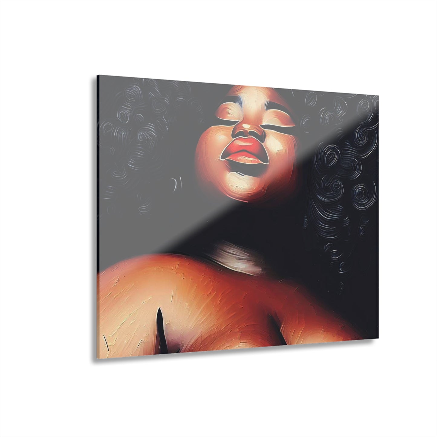 African Goddess Acrylic Prints (French Cleat Hanging)