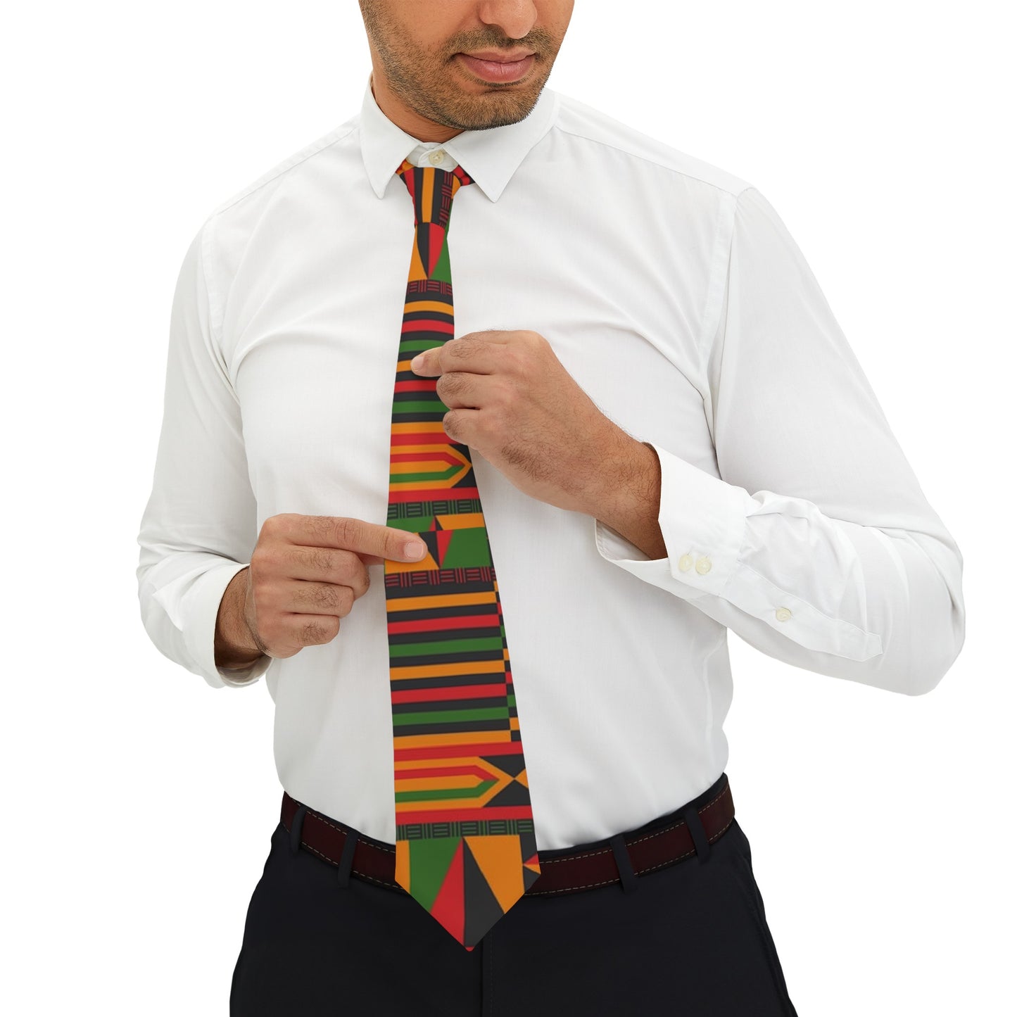 African print Necktie