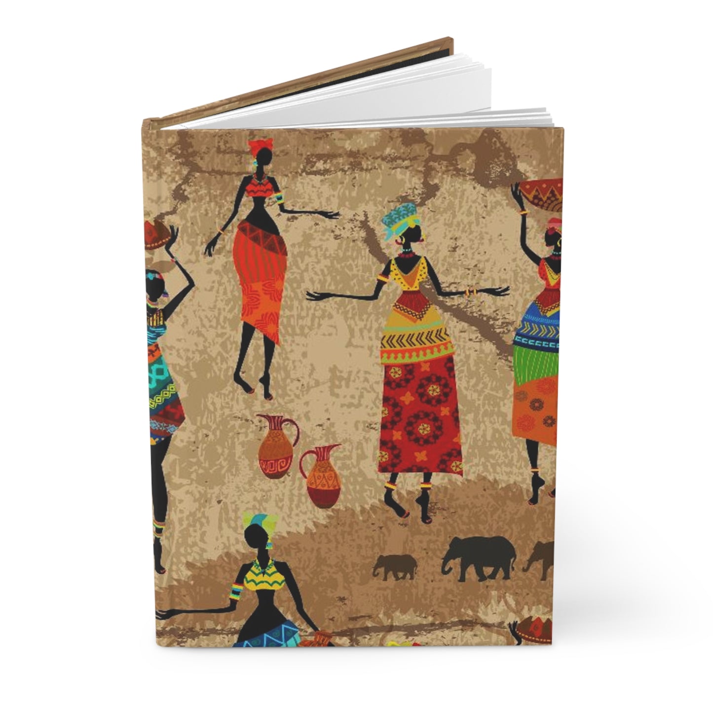 Africa Print Hardcover Journal Matte