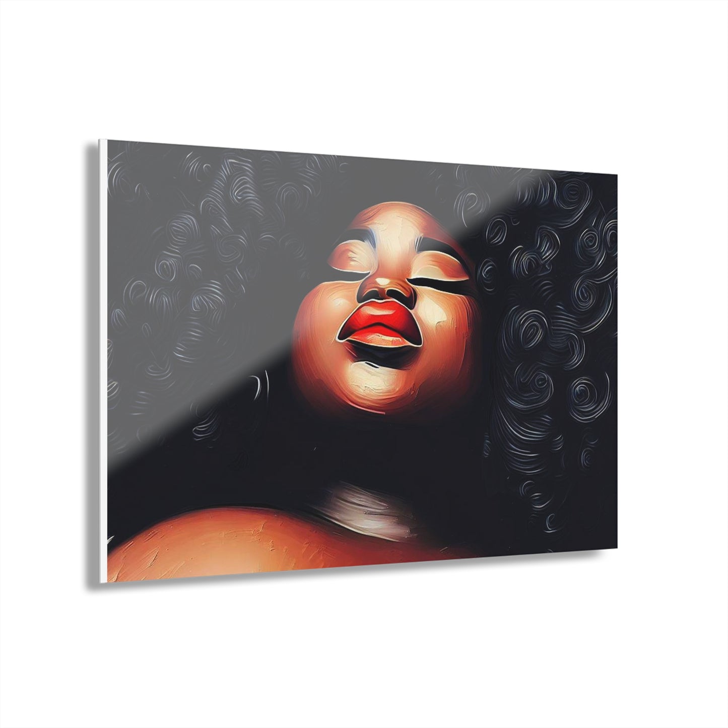 African Goddess Acrylic Prints (French Cleat Hanging)