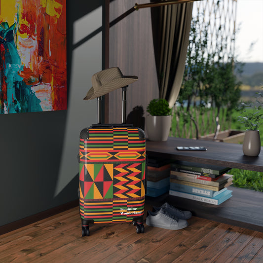 Tribal Print Suitcase