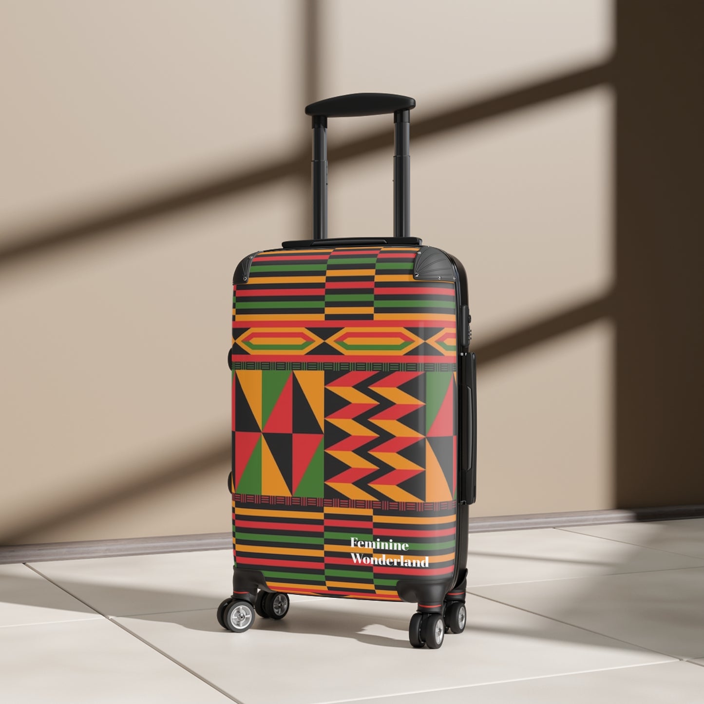 Tribal Print Suitcase